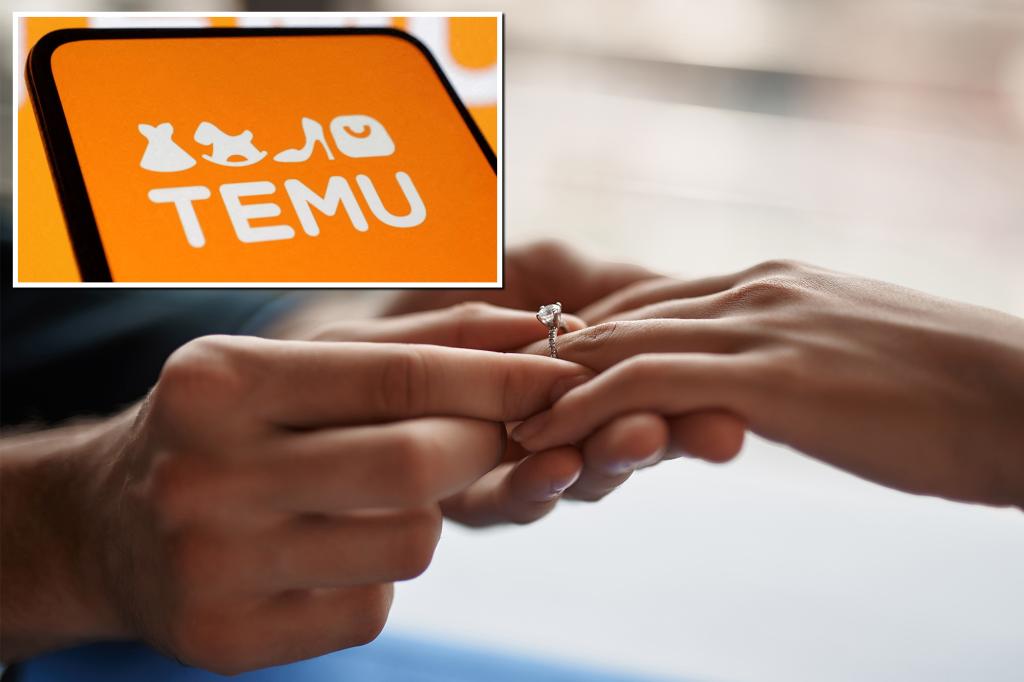 My boyfriend who makes $200,000 a year proposed to Temu with a $38 engagement ring