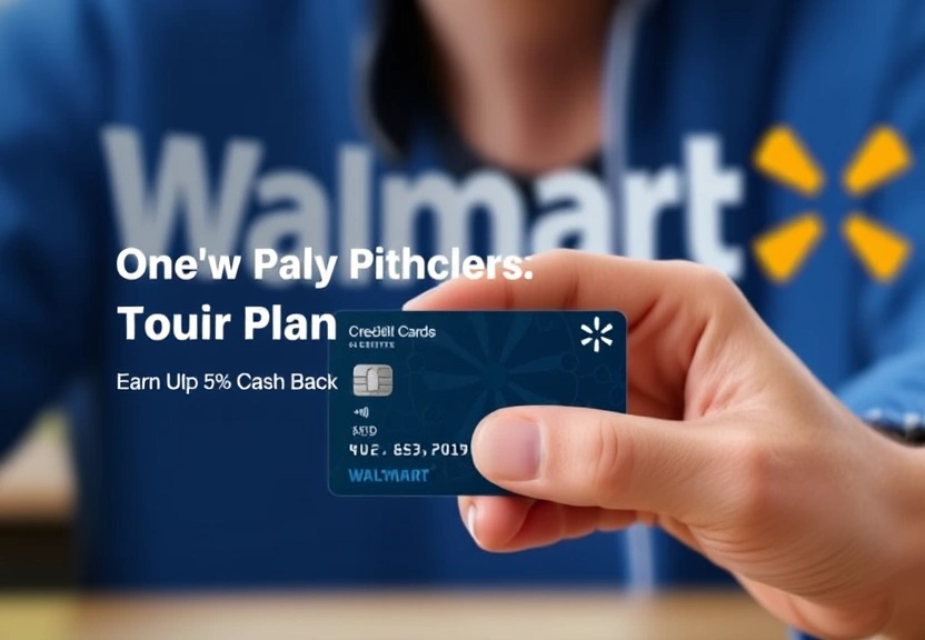 Representação visual de Unlock Savings with Walmart's New OnePay Credit Cards: Earn Up to 5% Cash Back!