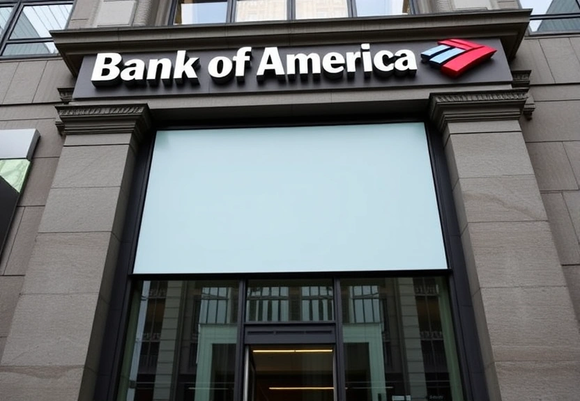 Representação visual de Bank of America CFO Warns: Major Rate Cuts Could Diminish NII
