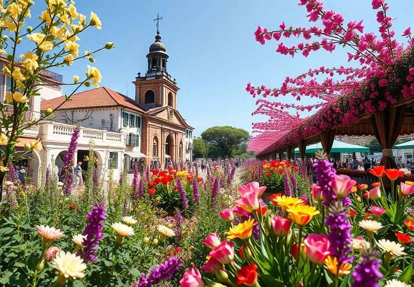 Representação visual de Festival da Primavera e das Flores transforma São Bernardo em um paraíso de cores e aromas