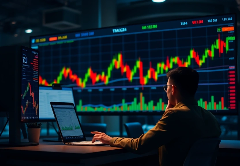 Representação visual de Vício em day trade avança no Brasil com promessas de ganhos rápidos nas redes sociais - Valor Investe